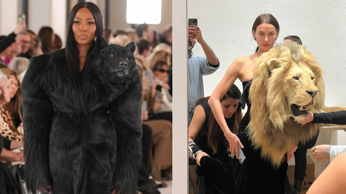 Un safari de Alta Costura en la pasarela de Schiaparelli