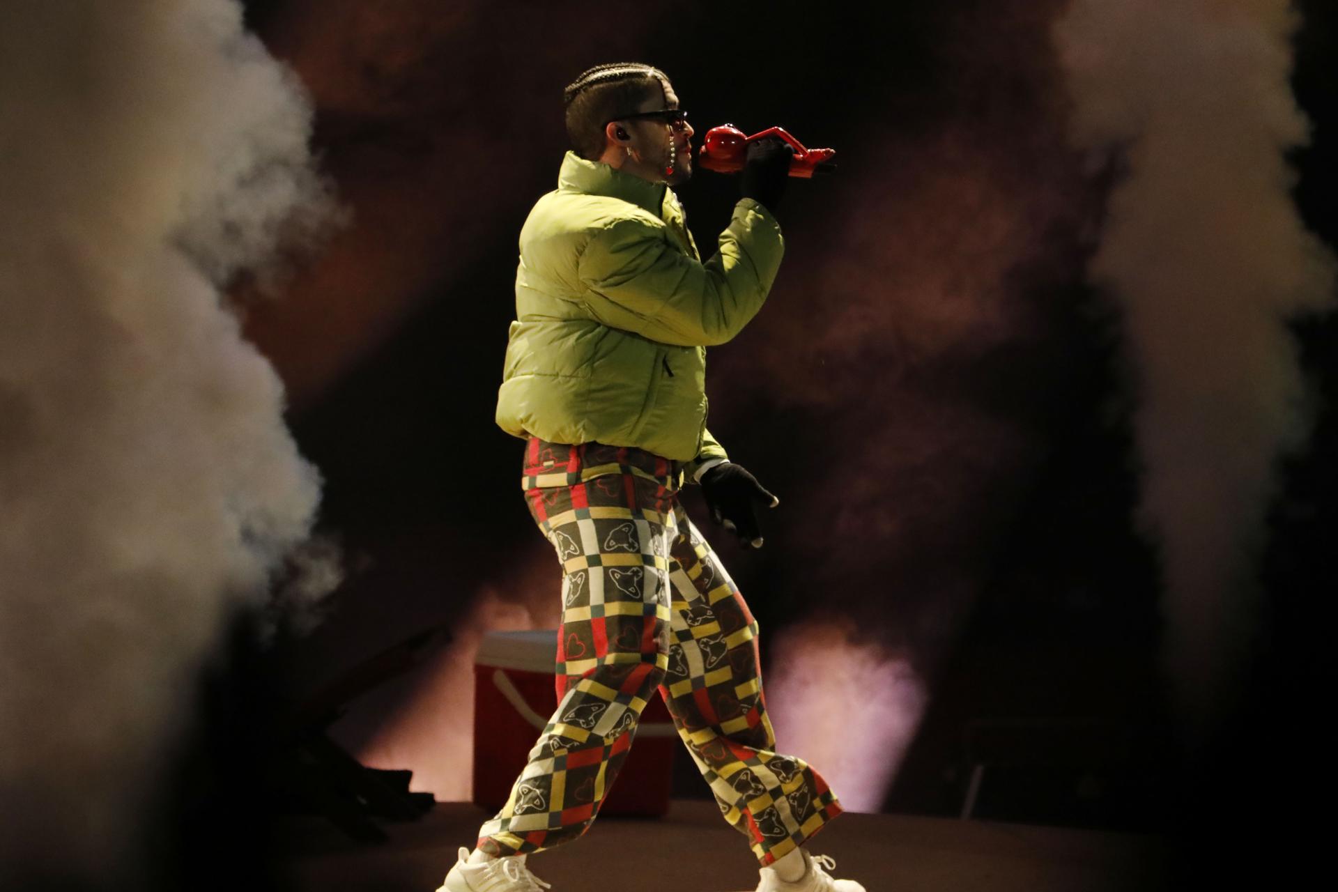 Bad Bunny abre la celebración de los 65ª Premios Grammy