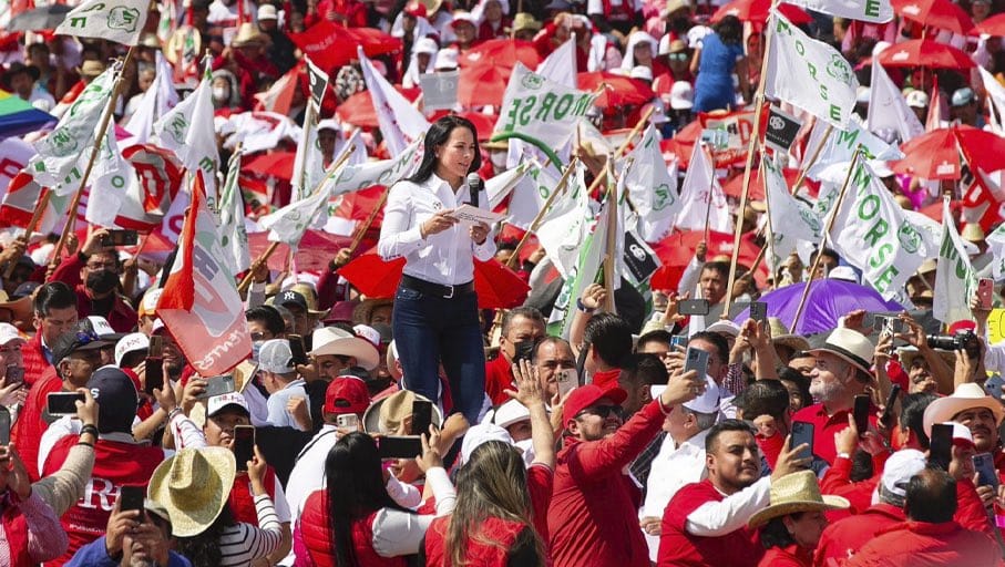 Alejandra del Moral rinde protesta como precandidata electa para la gubernatura de Edomex Alejandra del Moral rinde protesta como precandidata electa para la gubernatura de Edomex