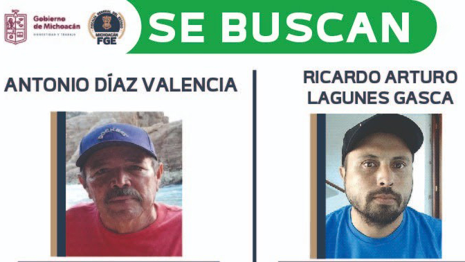 Ofrecen recompensa de 500 mil pesos para localizar a activistas desaparecidos Ofrecen recompensa de 500 mil pesos para localizar a activistas desaparecidos