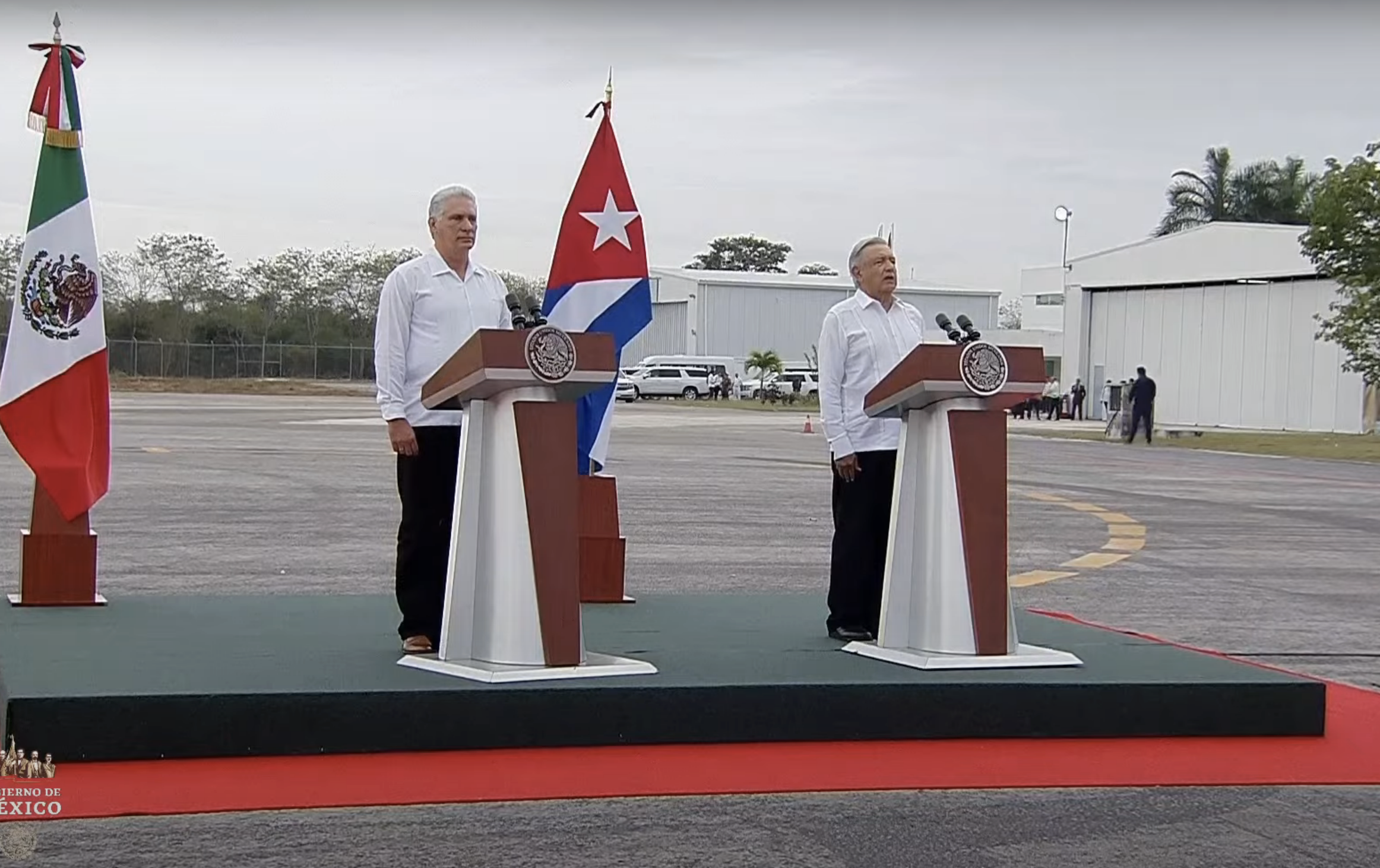 Arriba a México el presidente de Cuba, Miguel Díaz-Canel