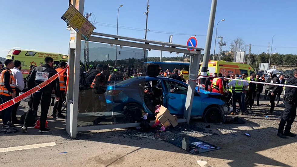 Presunto atropello intencionado en Jerusalén deja 2 muertos y 5 heridos Presunto atropello intencionado en Jerusalén deja 2 muertos y 5 heridos