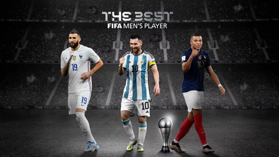 Benzema, Mbappé y Messi, finalistas al mejor jugador FIFA