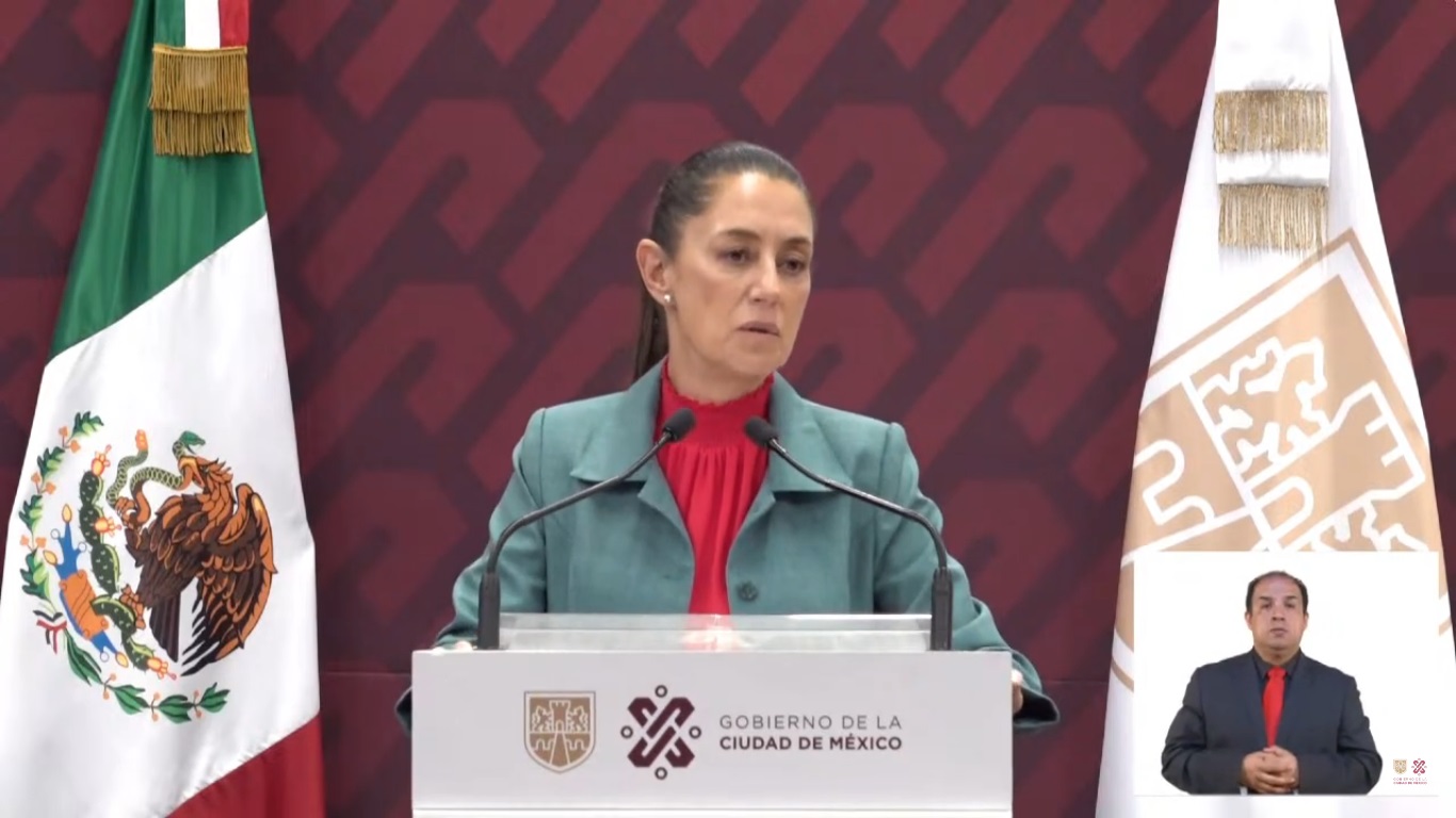 Sheinbaum niega sabotaje a marcha a favor del INE por contingencia ambiental