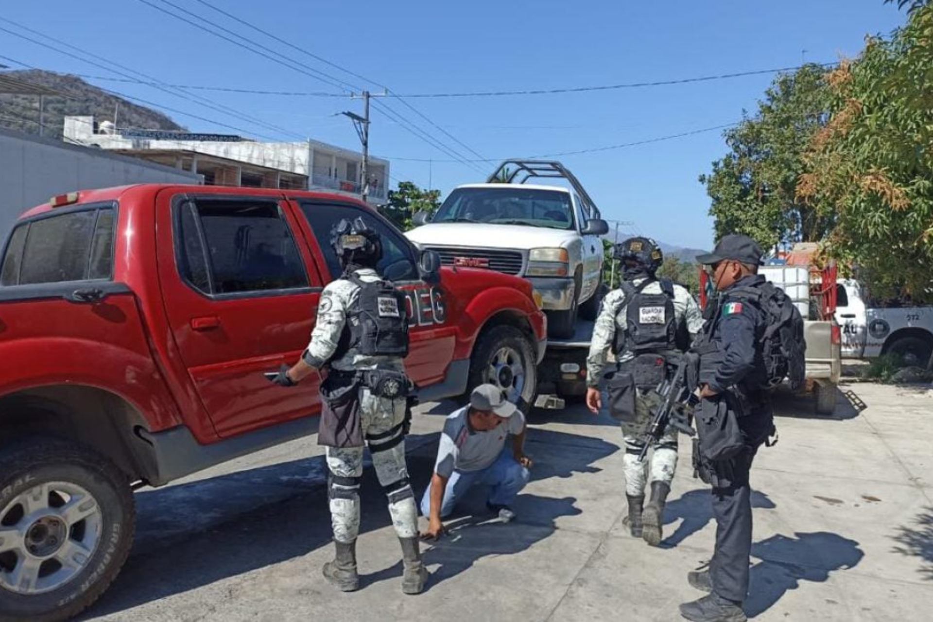 Detenidas 14 personas tras operativo en Buena Vista de la Salud y Tierra Colorada, Guerrero