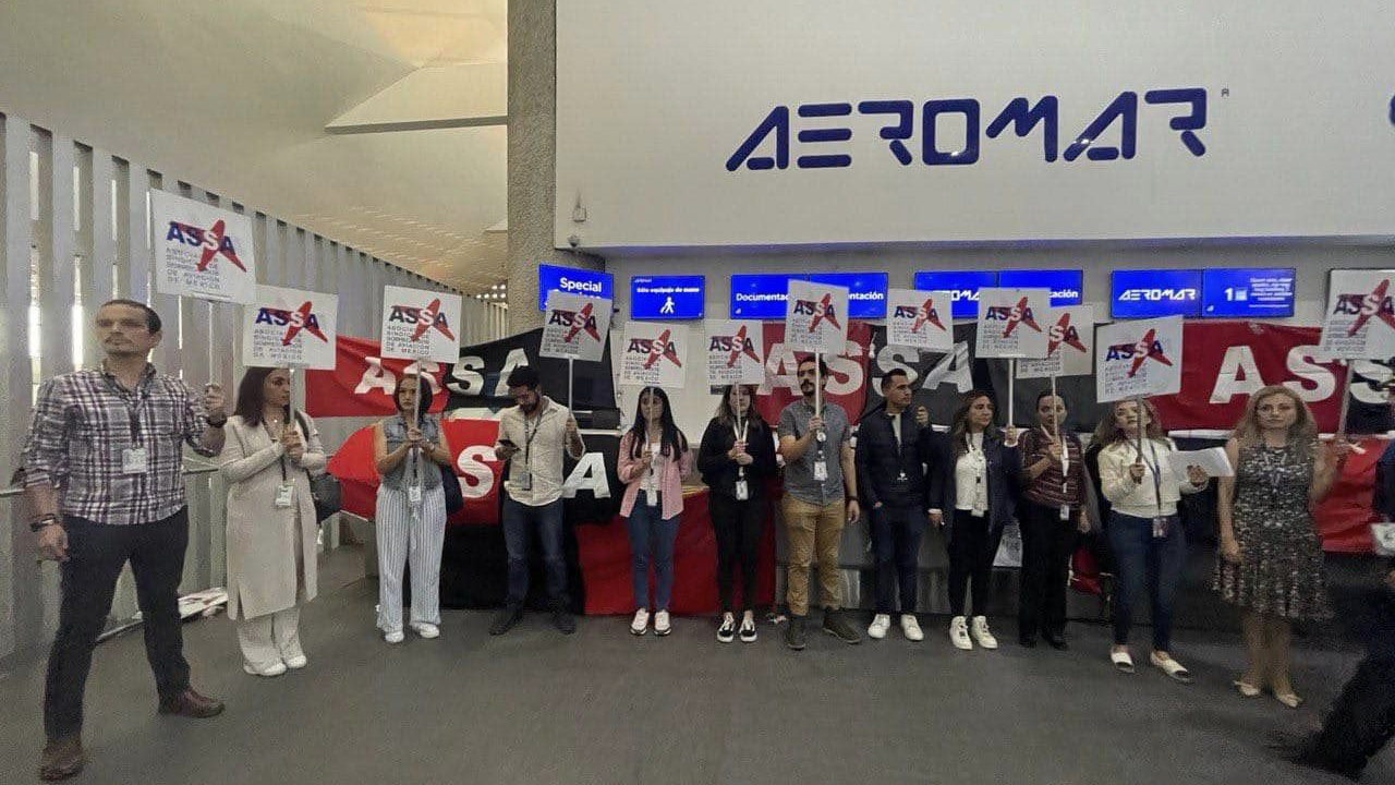 Trabajadores acusan al Gobierno de México por la quiebra de Aeromar