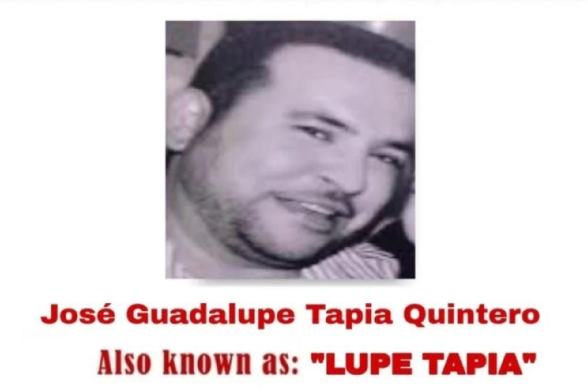 Detienen al ‘Lupe’ Tapia, operador de Ismael ‘Mayo’ Zambada Detienen al ‘Lupe’ Tapia, operador de Ismael ‘Mayo’ Zambada