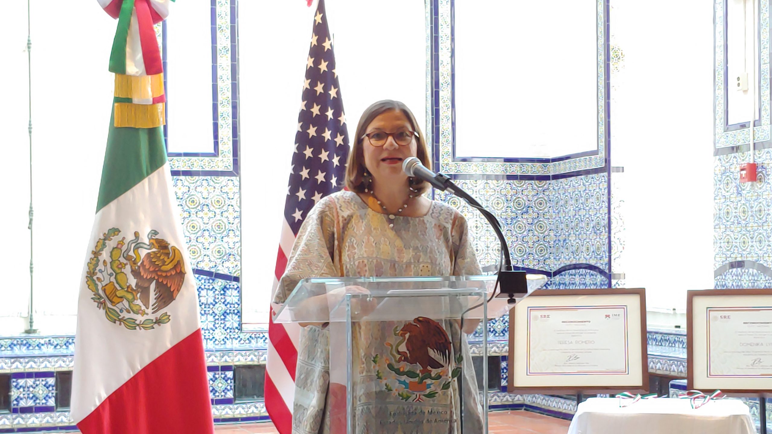 Martha Bárcena niega calumnias a Ebrard; “fui yo quien paré acuerdo de tercer país seguro”, reitera