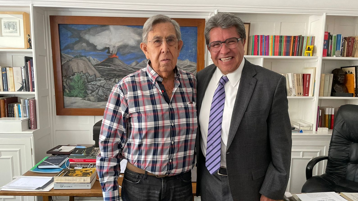 “La República nos necesita”, Ricardo Monreal se reúne con Cuauhtémoc Cárdenas
