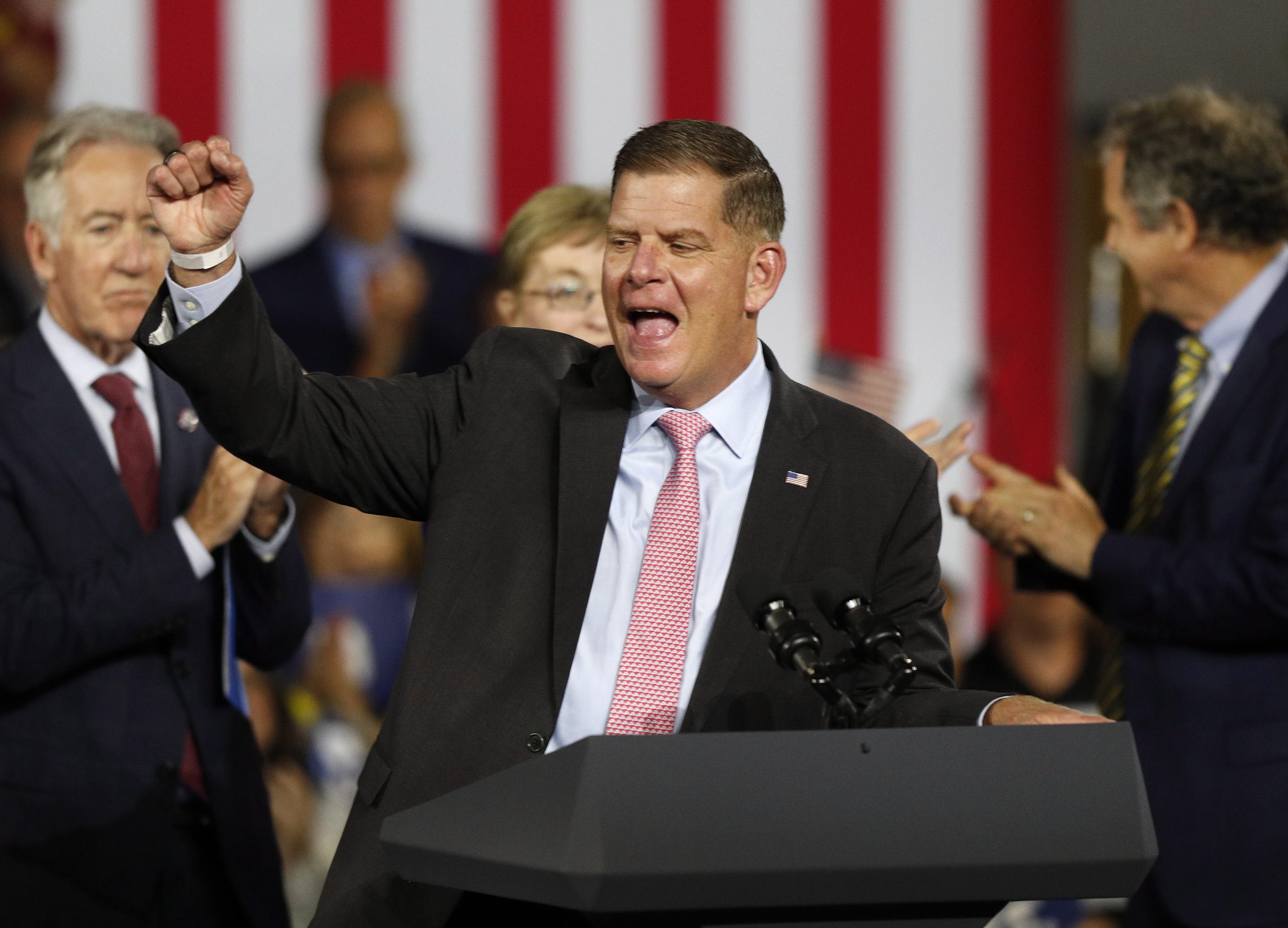 Secretario de Empleo de EE.UU., superviviente designado durante discurso de Biden
