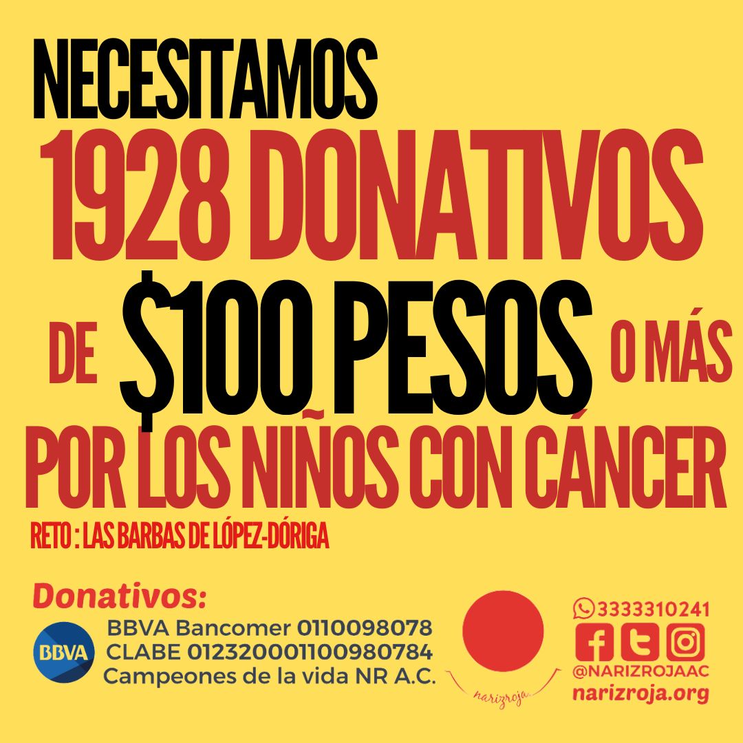 López-Dóriga, cerca de alcanzar el nuevo reto de Nariz Roja