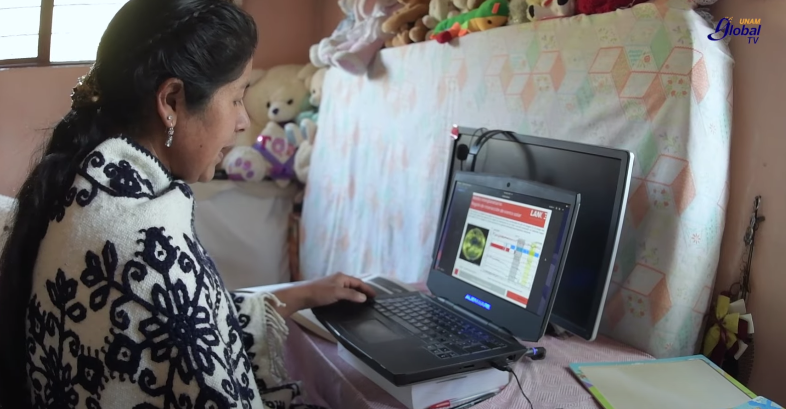 Científica mazahua vigila actividad solar espacial