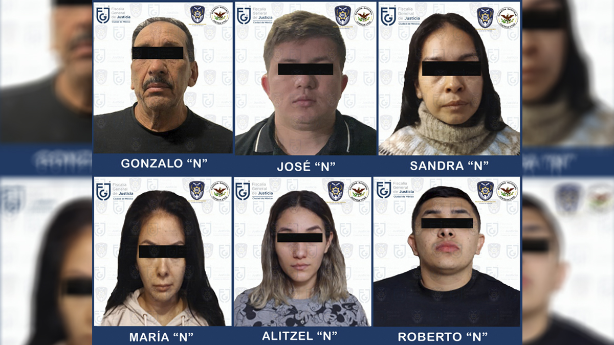 Detienen en CDMX e Hidalgo a 6 presuntos miembros de grupo delictivo