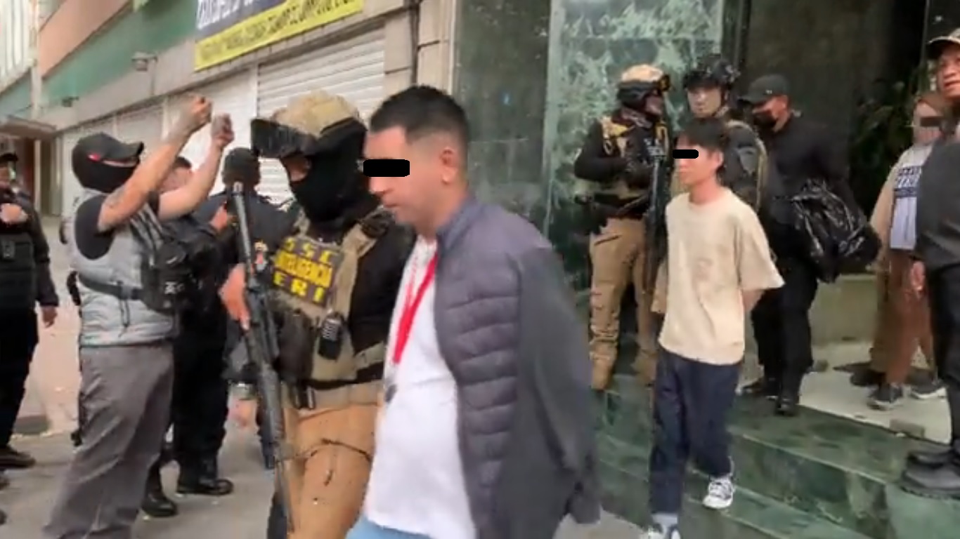 Detienen en la alcaldía Cuauhtémoc a siete presuntos montadeudas