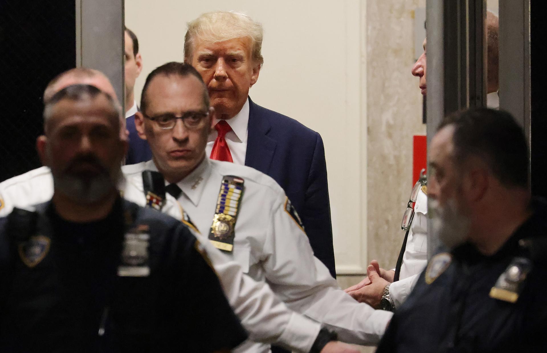 Trump comparece ante Corte en Nueva York