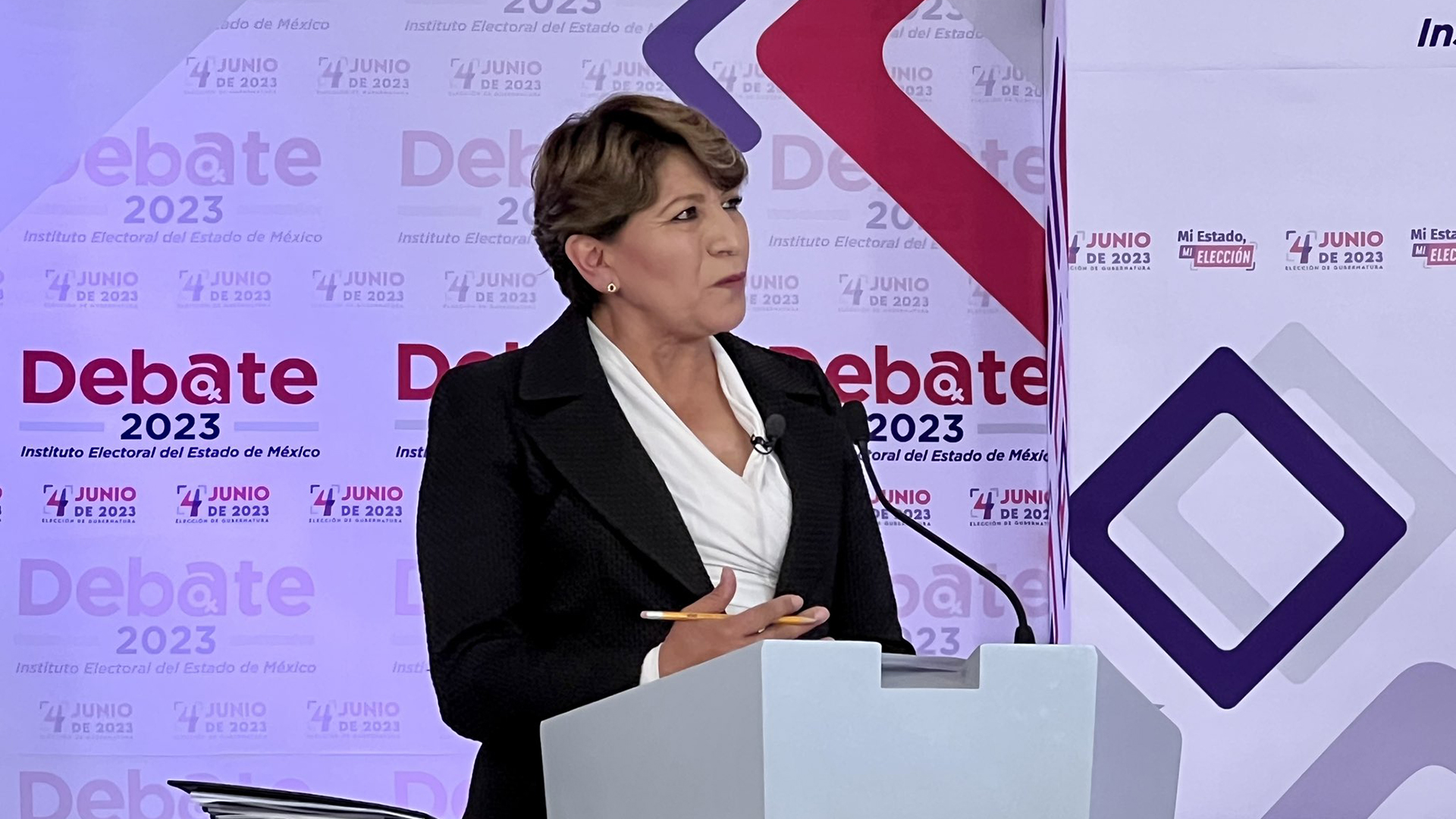 Primer debate consolidó a Delfina Gómez rumbo a elecciones del Edomex