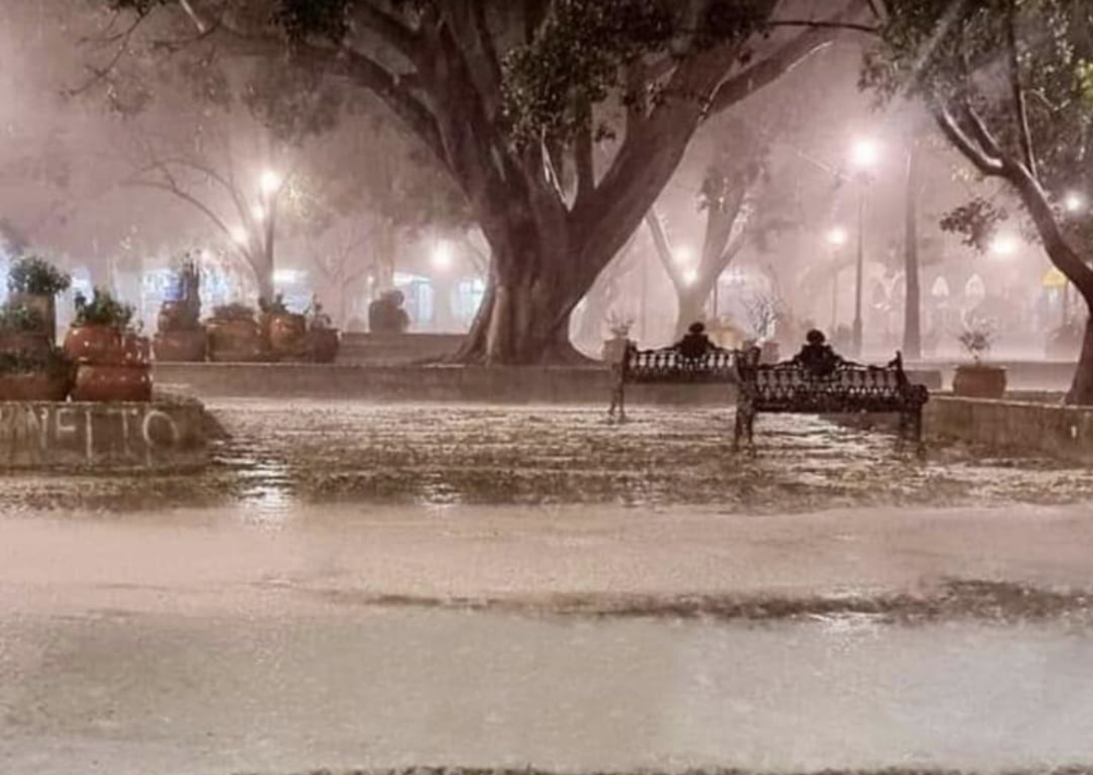 #Video Intensa granizada provoca afectaciones en Oaxaca