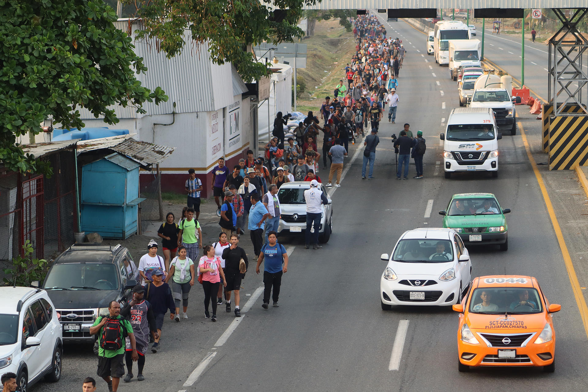 Hondure o muri en caravana migrante del sur de M xico y desata