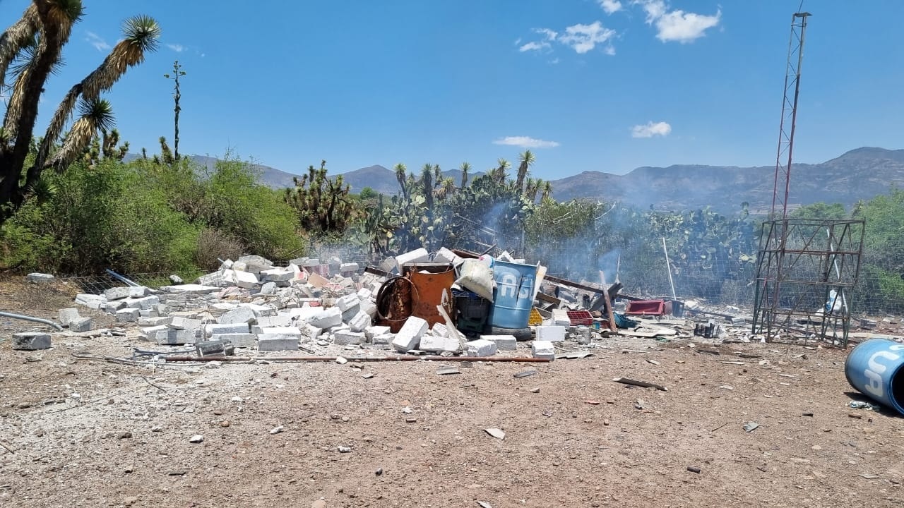 Explosión de polvorín en Hidalgo deja dos heridos Explosión de polvorín en Hidalgo deja dos heridos