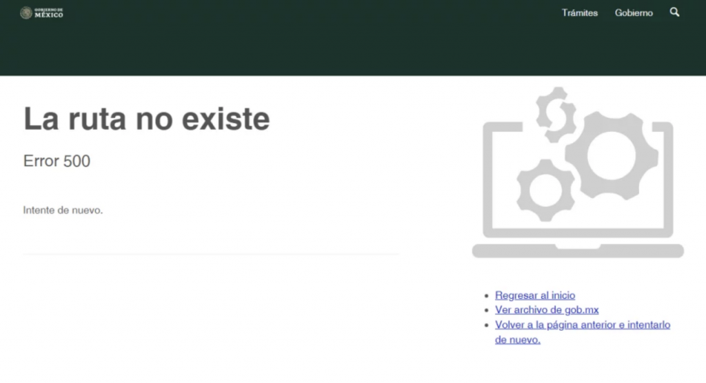 Fallan páginas del Gobierno Federal durante algunas horas - fallas-paginas-1024x555