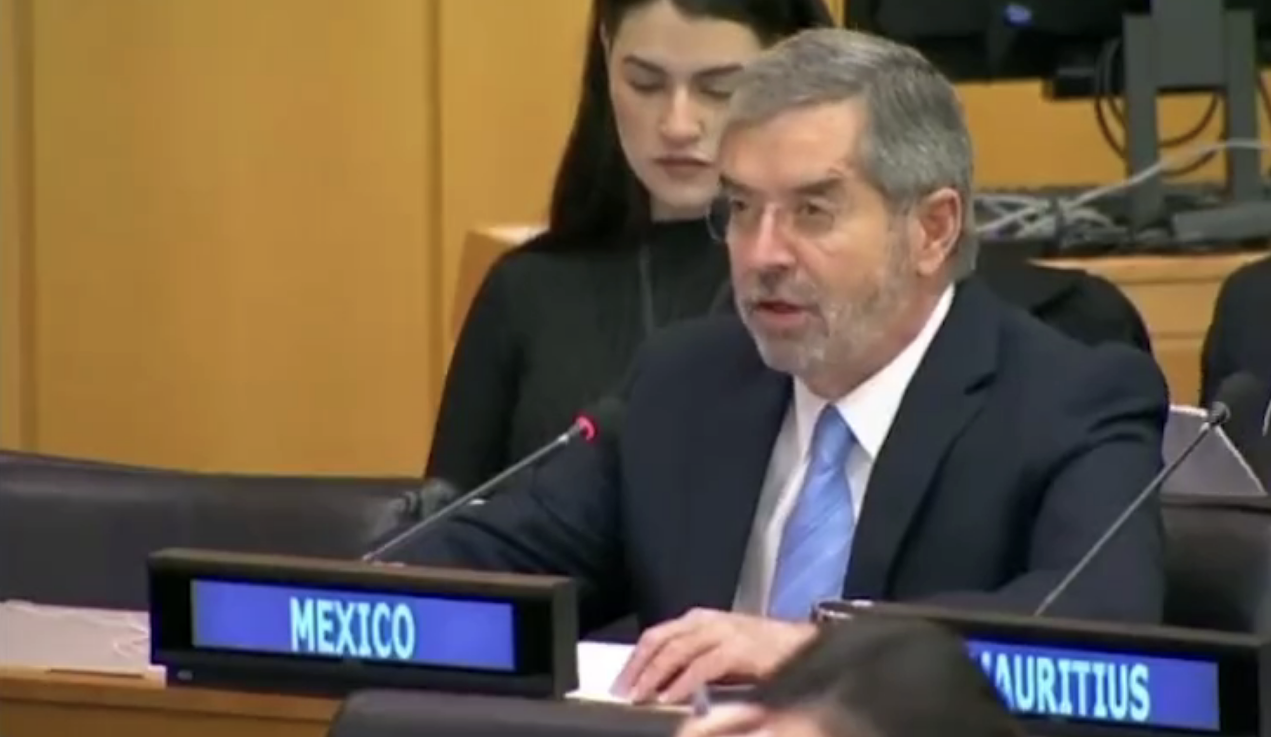 Juan Ramón de la Fuente pide un Consejo de Seguridad más democrático en la ONU