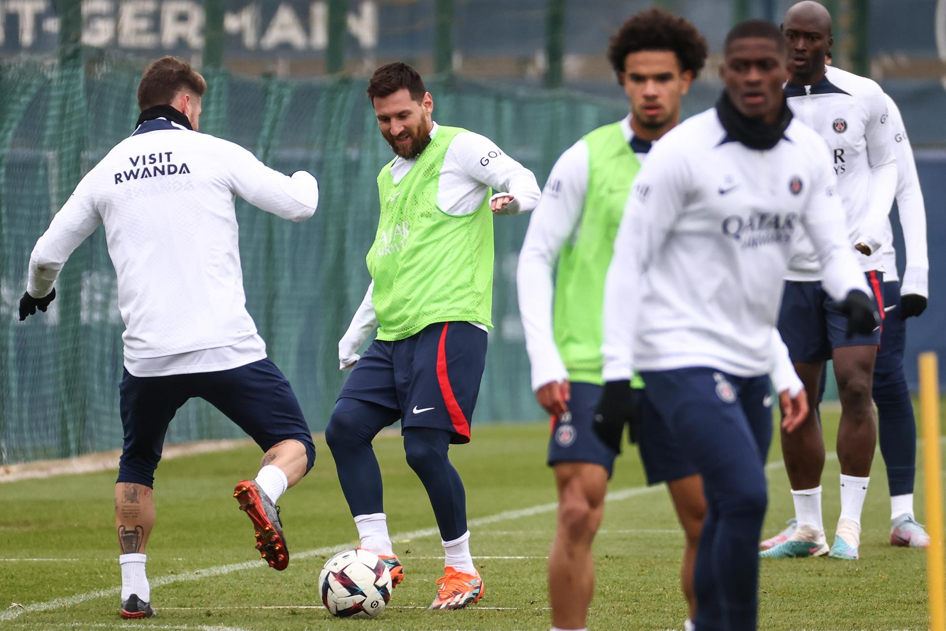 Messi vuelve a entrenar con el PSG