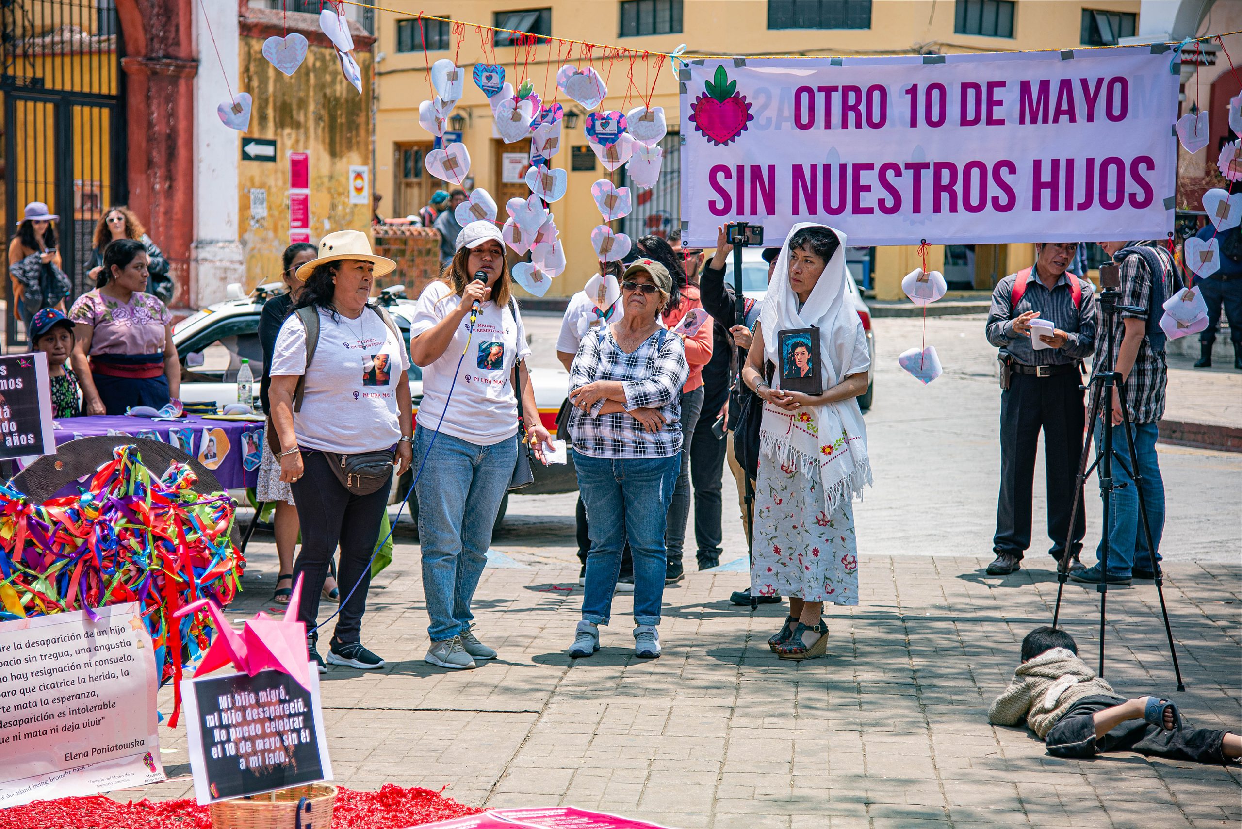 Madres indígenas marchan en busca de familiares desaparecidas en Chiapas