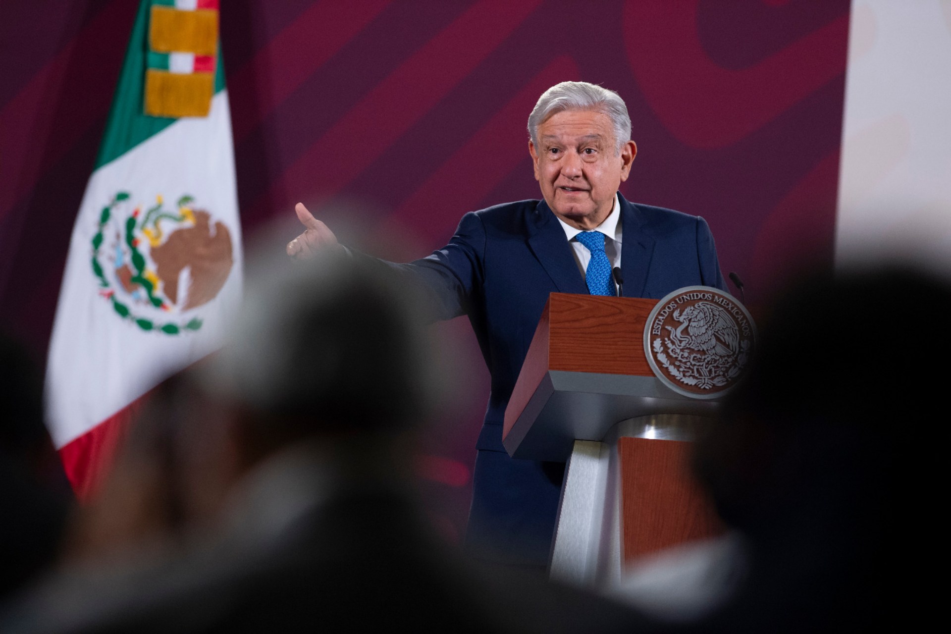 López Obrador reconoce a Omar García Harfuch; (28-09-2023)