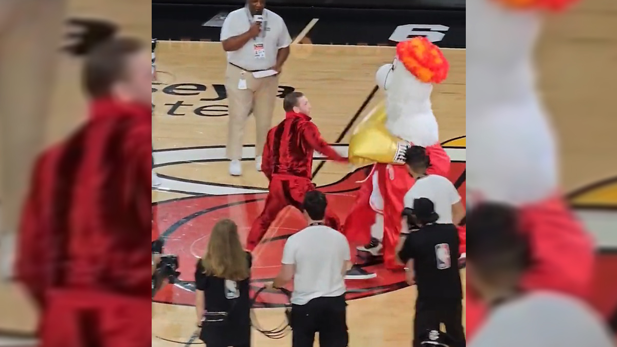 #Video Conor McGregor deja herida a mascota de los Heat de Miami