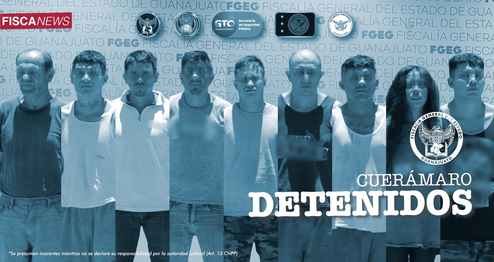 Rescatan en Guanajuato a 36 secuestrados y detienen a 9 personas Rescatan en Guanajuato a 36 secuestrados y detienen a 9 personas