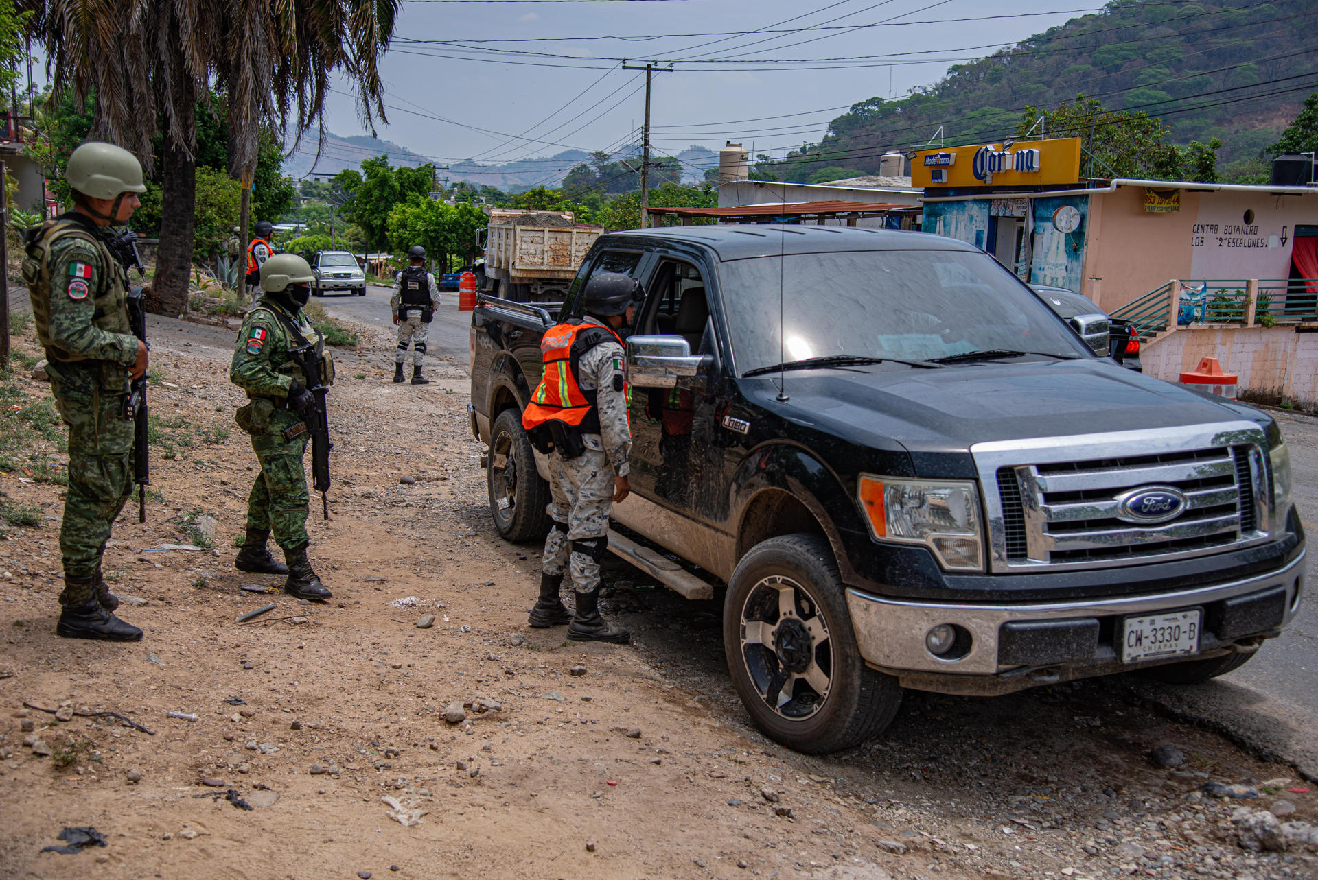 Fuerza del Estado tiene el control de la frontera en Chiapas, no los cárteles: coordinador estatal de Guardia Nacional