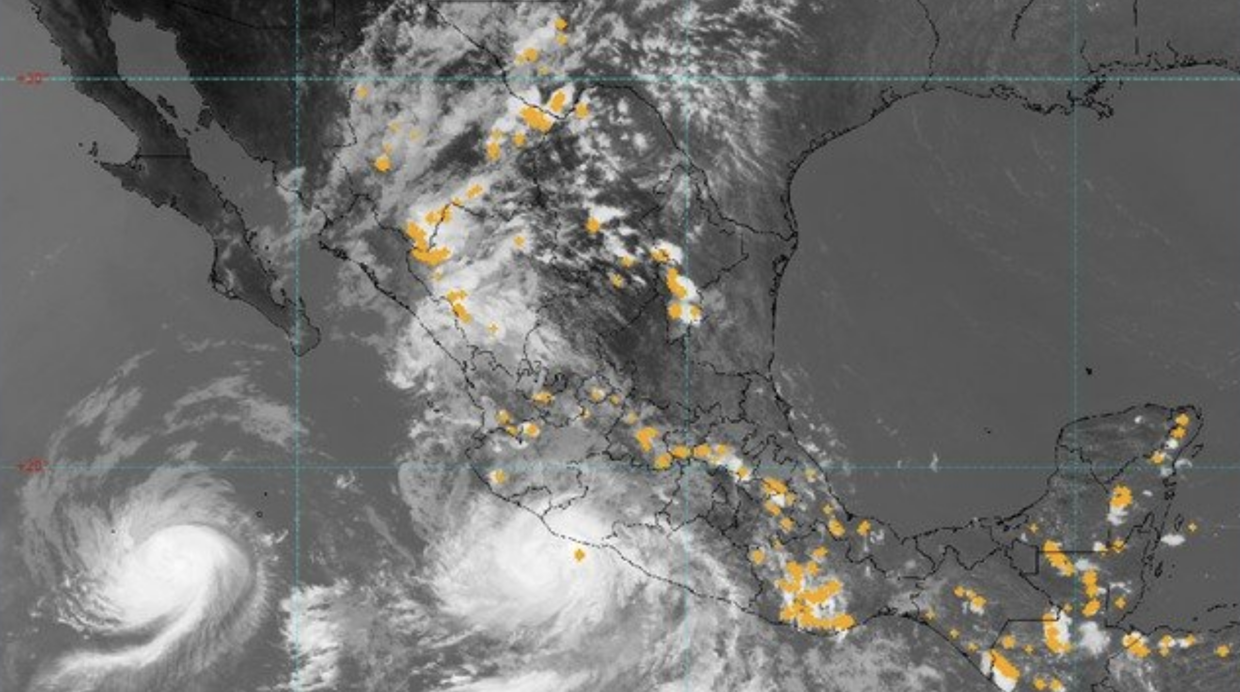 Beatriz, de categoría 1, se localiza a 100 kilómetros de la costa mexicana