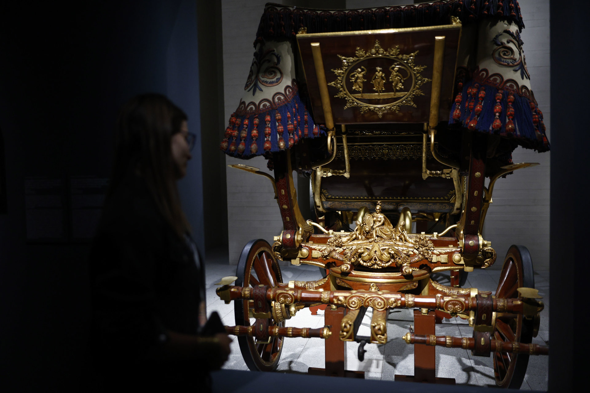 La exposición que muestra los transportes de los jefes de Estado españoles