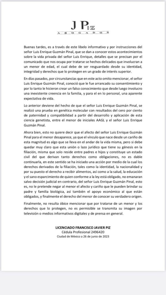 Luis Enrique Guzmán confirma que no es padre biológico del hijo de su expareja - luis-enrique-guzman-confirma-que-no-es-padre-biologico-del-hijo-de-su-exesposa-2-576x1024