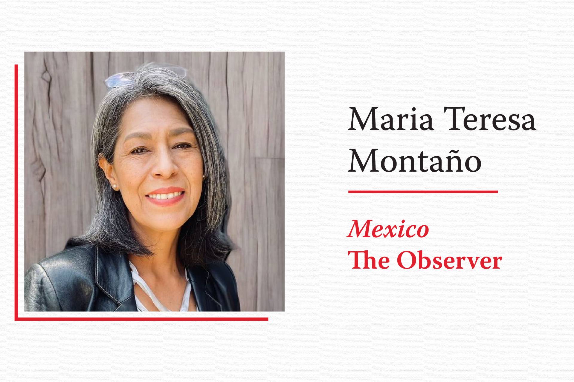 Mexicana María Teresa Montaño será galardonada con premio internacional de periodismo