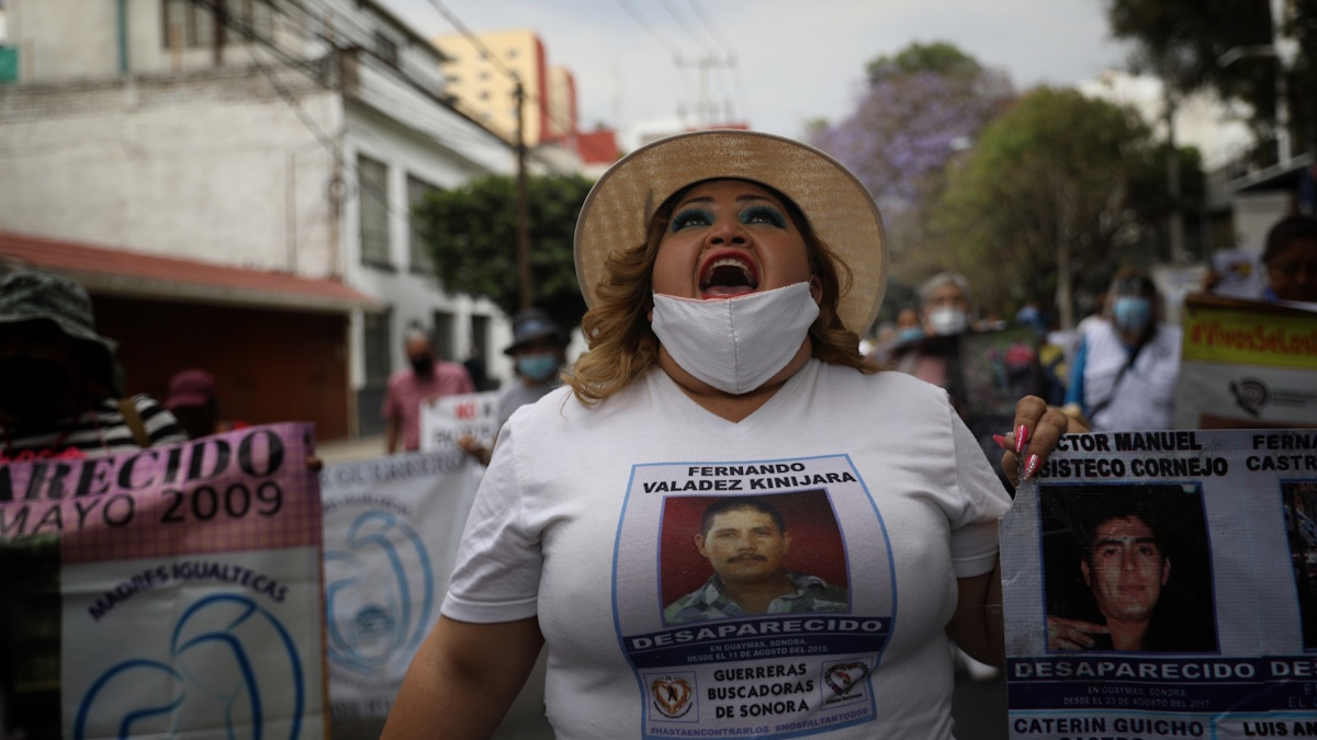#Video Madres buscadoras reclaman a AMLO fracaso contra desapariciones