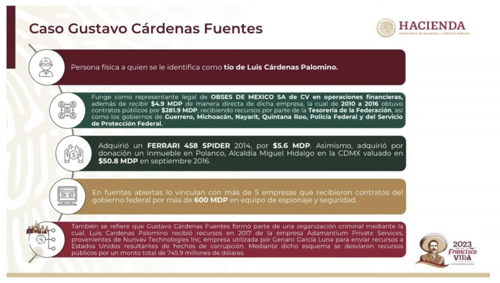Gobierno pide a Corte no amparar a tío de Cárdenas Palomino; advierten que abriría 'boquete' de 10 mil mdp en Hacienda - tio-cardenas-palomino-corte-scjn-1024x580