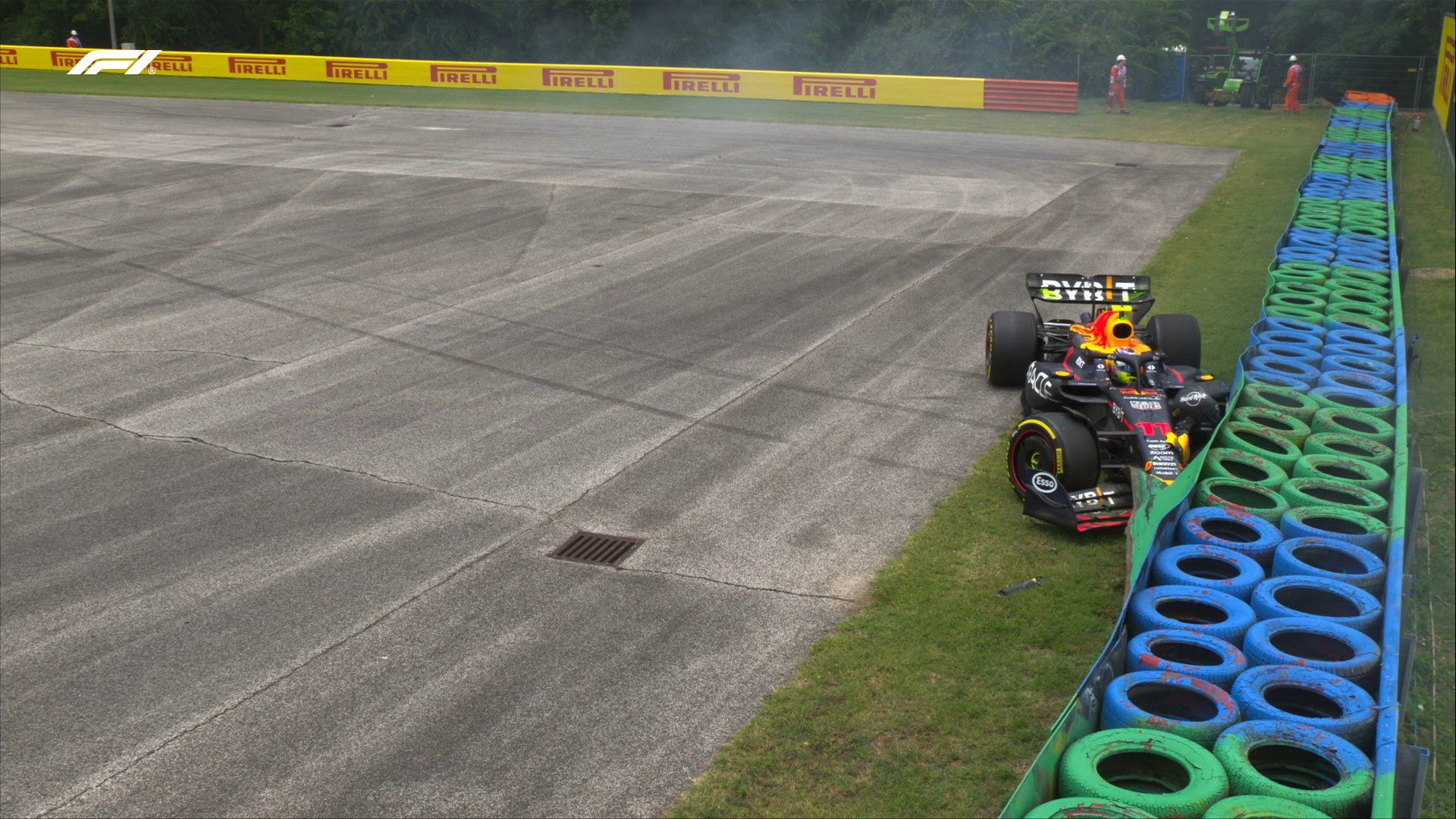 #Video ‘Checo’ Pérez se accidenta en primer libre del GP de Hungría