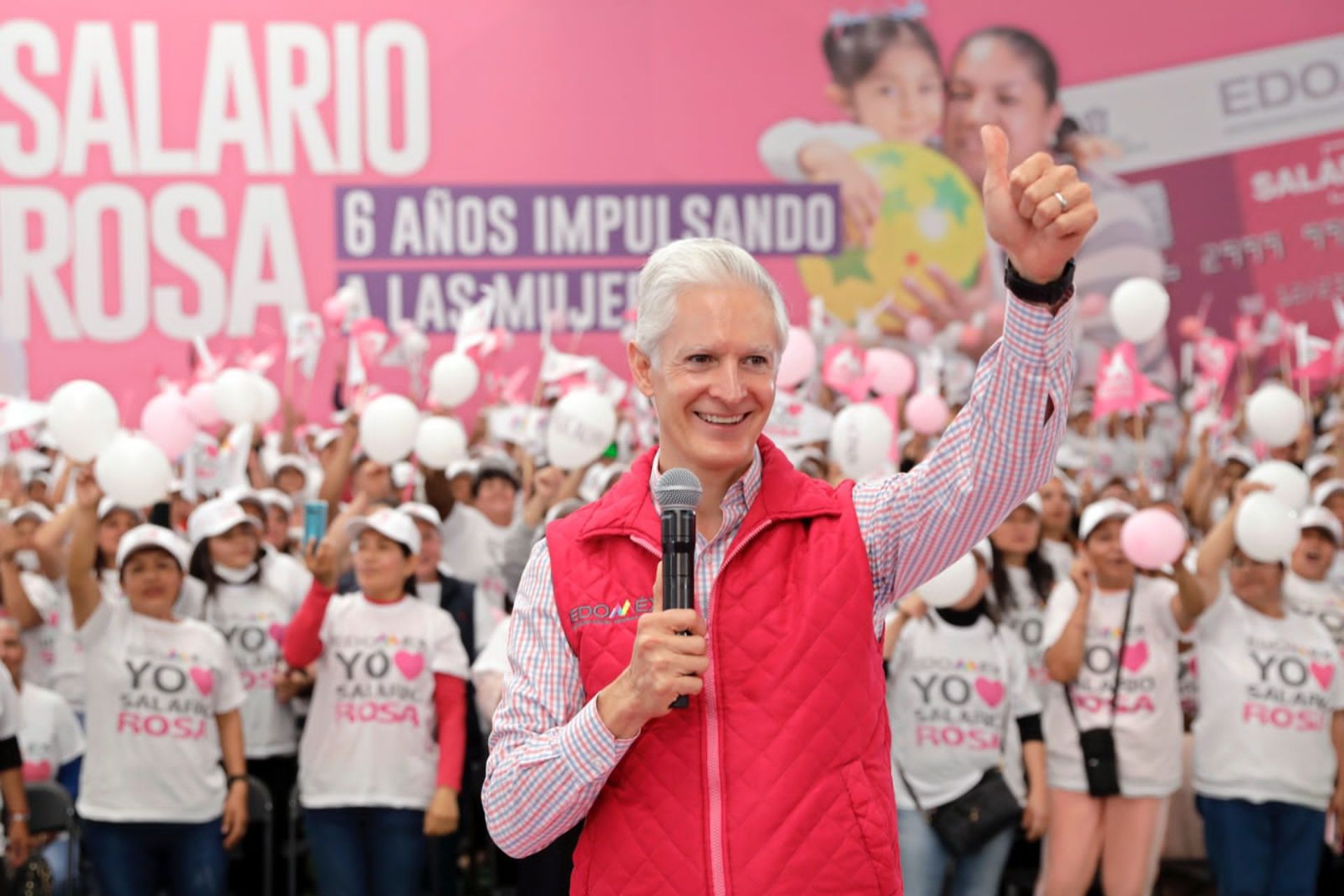 Salario Rosa, el mayor logro del Gobierno Edomex por apoyar a mujeres: Del Mazo