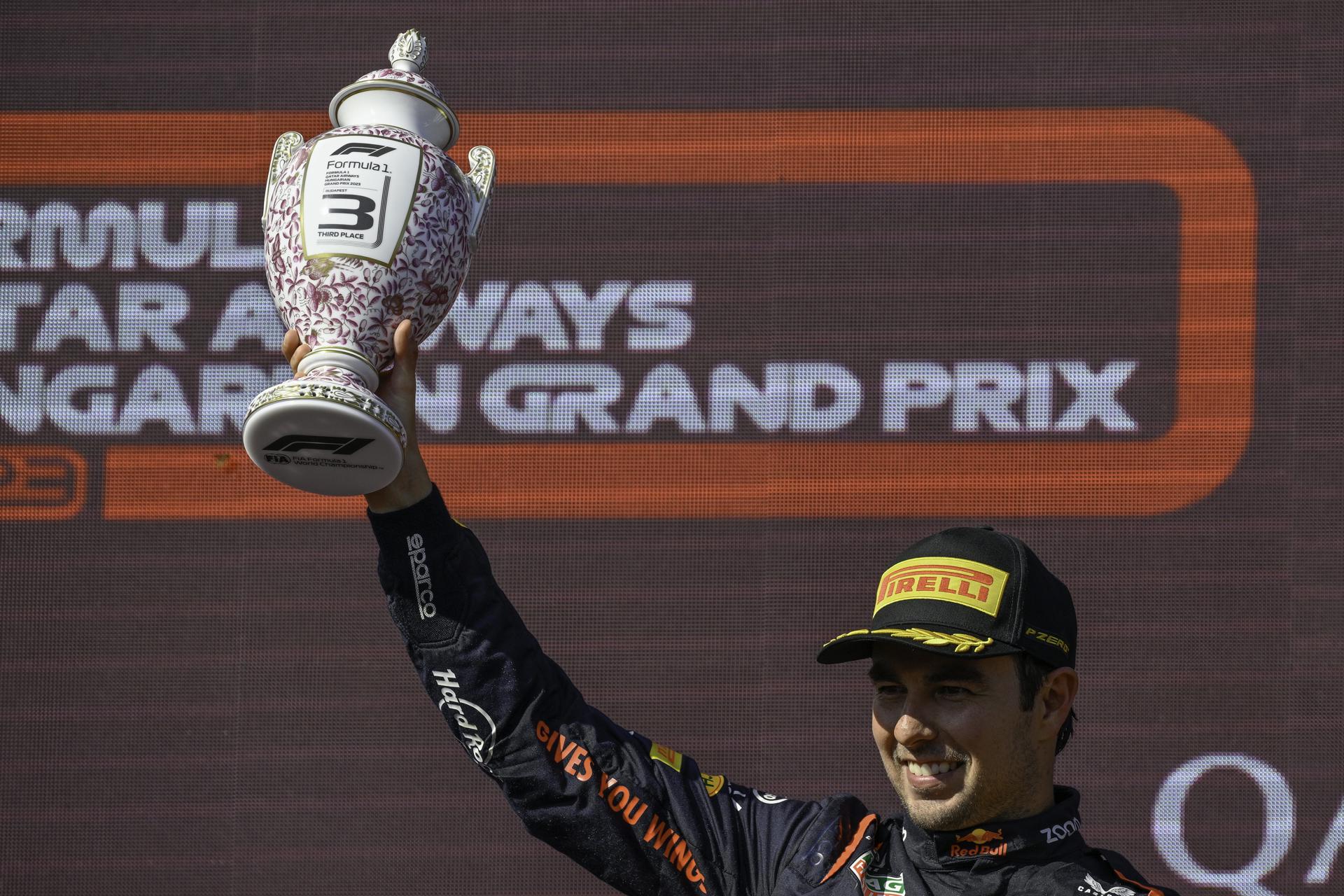 “Estuvimos cerca”, ‘Checo’ Pérez lamenta no alcanzar segundo lugar en GP de Hungría