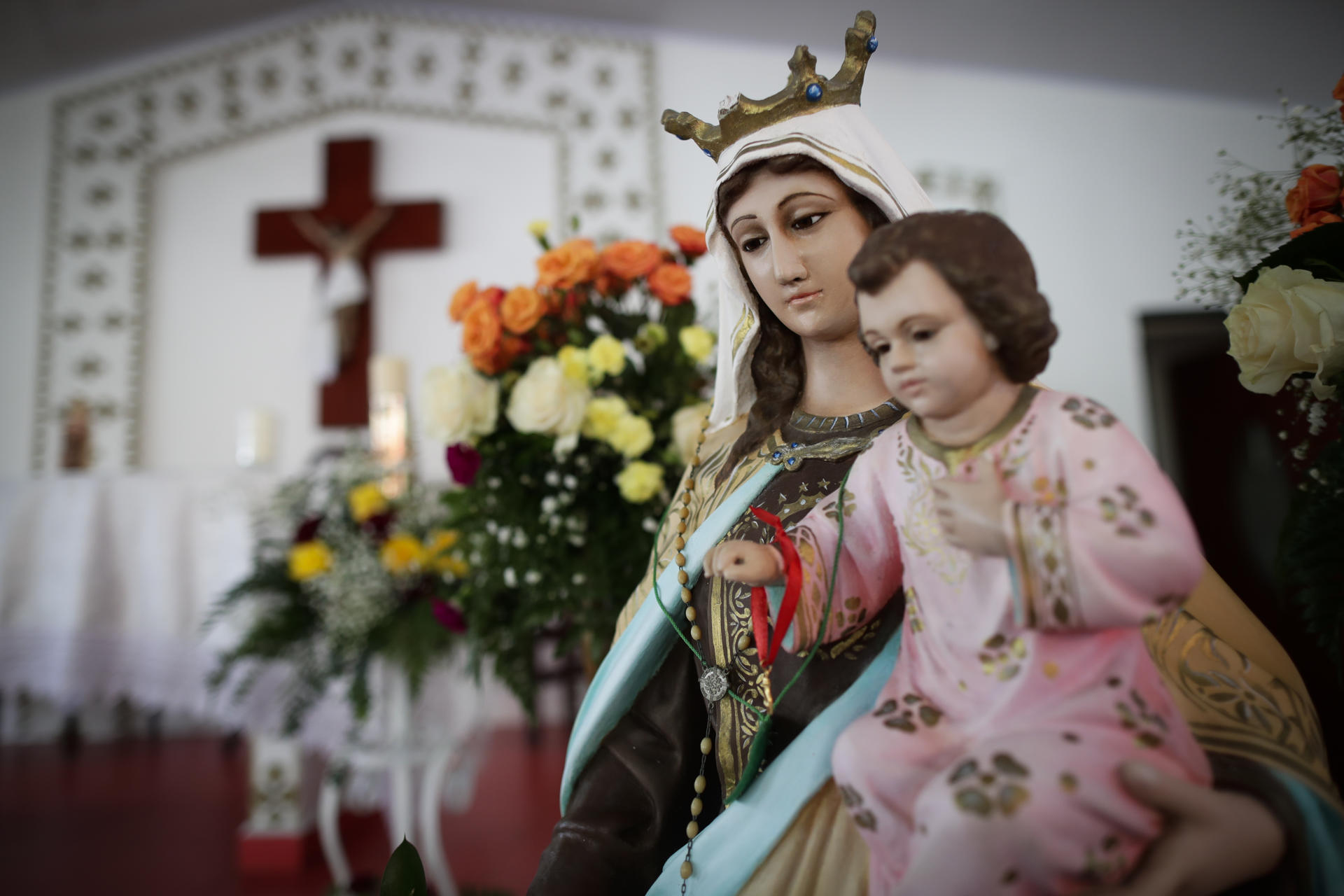 La devoción por la Virgen del Carmen se desborda en un pequeño pueblo pesquero de Panamá