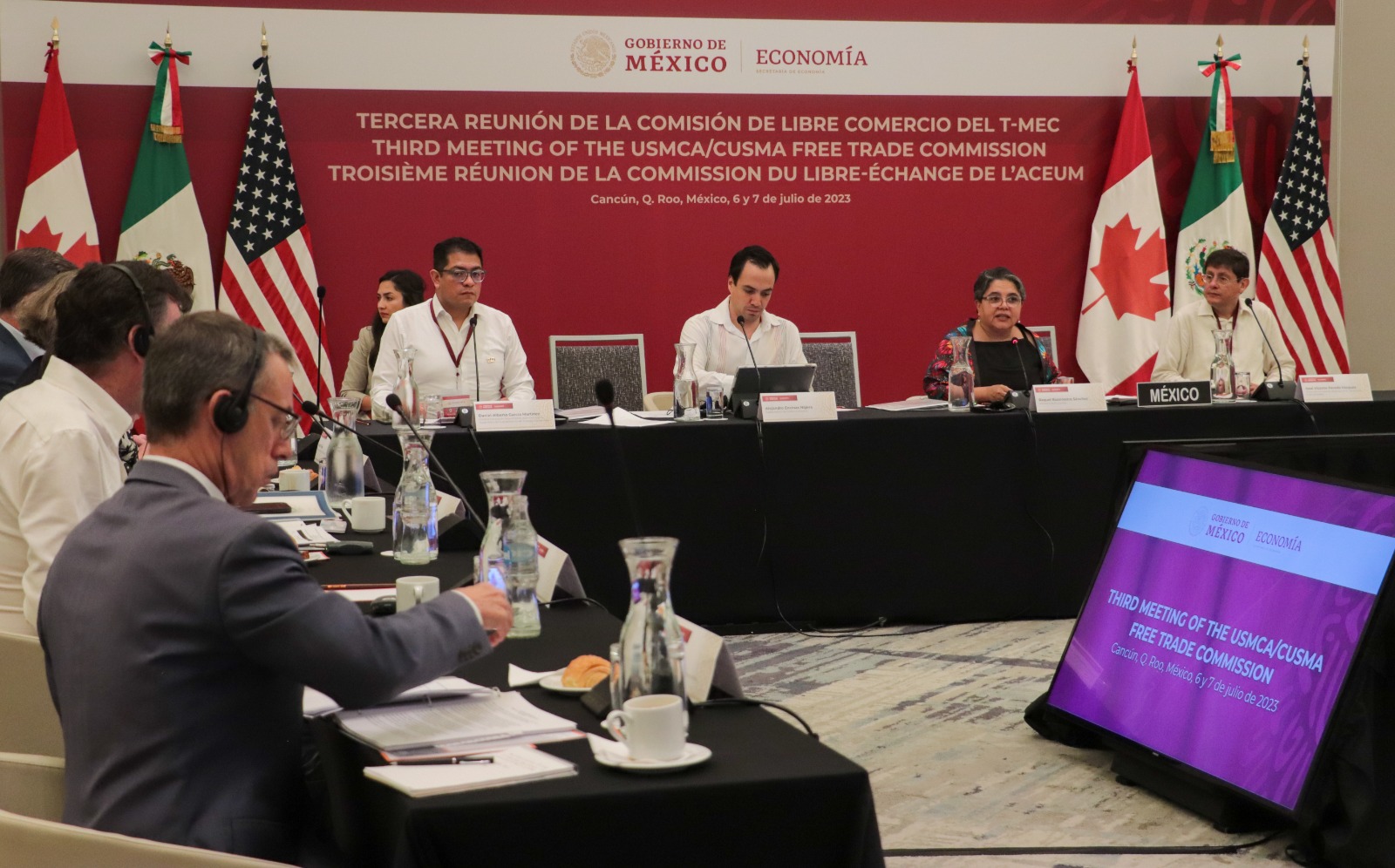 Tercera reunión de T-MEC cierra con compromiso de reforzar integración económica