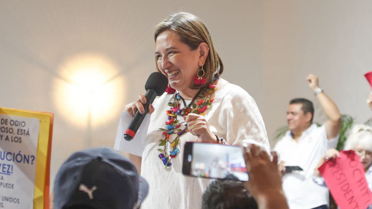 INE rechaza denuncia de Xóchitl Gálvez contra AMLO por violencia política de género