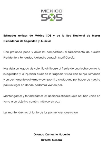 Murió el empresario Alejandro Martí - mexico-sos