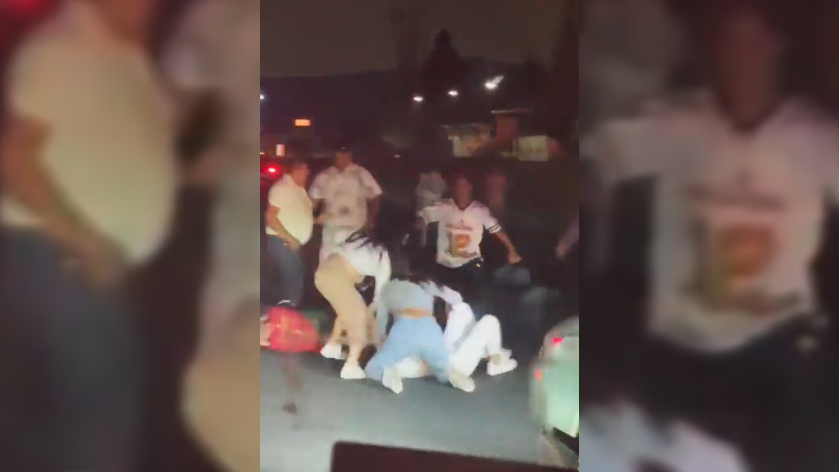 #Video Pelea campal interrumpió circulación sobre la México-Puebla