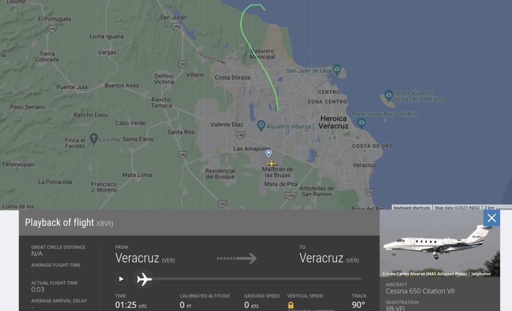 Tres muertos por desplome de aeronave en aguas del Golfo de México - vuelo-aeronave2-1024x623