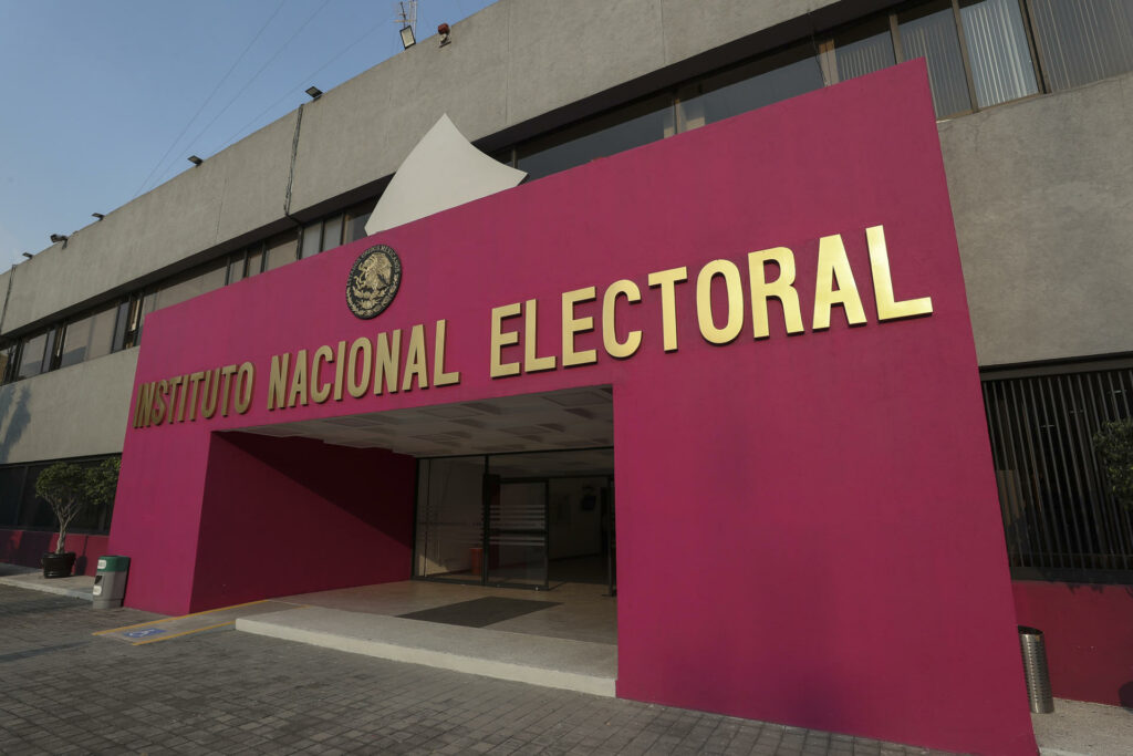 Imagen del edificio del Instituto Nacional Electoral