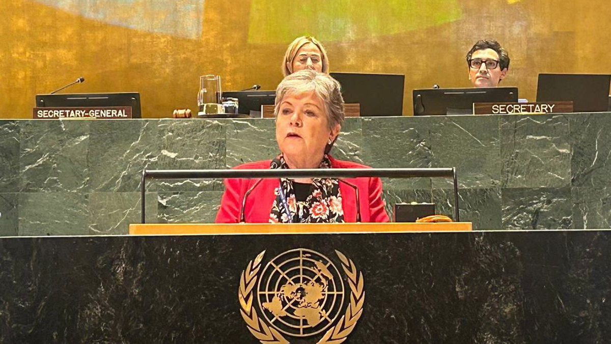 Resalta Alicia Bárcena ante ONU política de “primero los pobres” Resalta Alicia Bárcena ante ONU política de “primero los pobres”