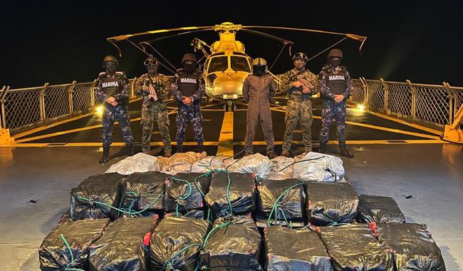 Semar acumula más de 147 toneladas de cocaína decomisadas en lo que va de 2023 Semar acumula más de 147 toneladas de cocaína decomisadas en lo que va de 2023