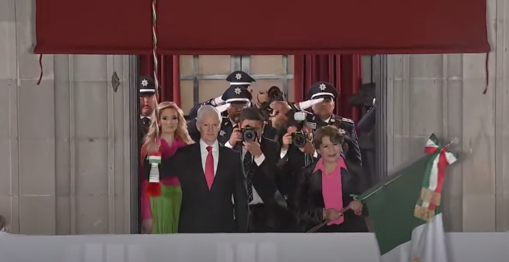 Da Alfredo del Mazo Grito de Independencia en Toluca